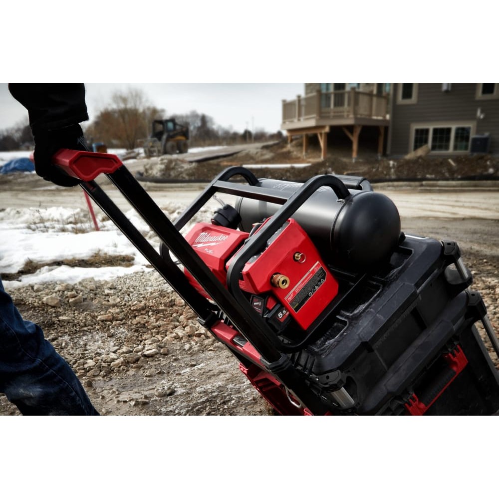 Компресор акумуляторний безщітковий MILWAUKEE M18 FAC-0 (ресивер 9,5 л, 9,3 БАР)