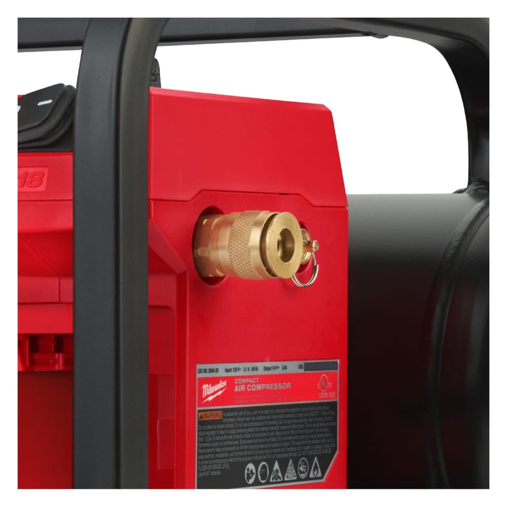 Компресор акумуляторний безщітковий MILWAUKEE M18 FAC-0 (ресивер 9,5 л, 9,3 БАР)