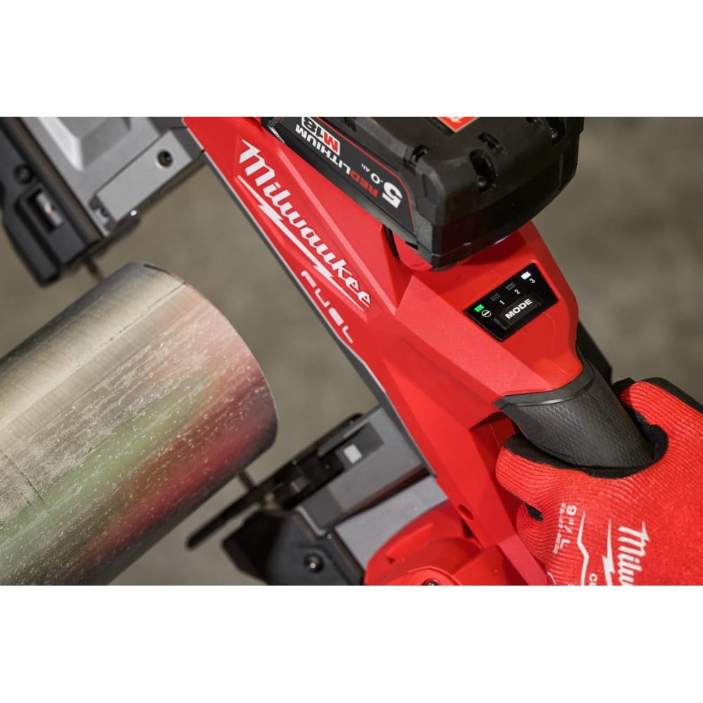 Пила стрічкова акумуляторна безщіткова MILWAUKEE M18 FBS127-502C (ЗУ+2акк.Х5Ач+ кейс)