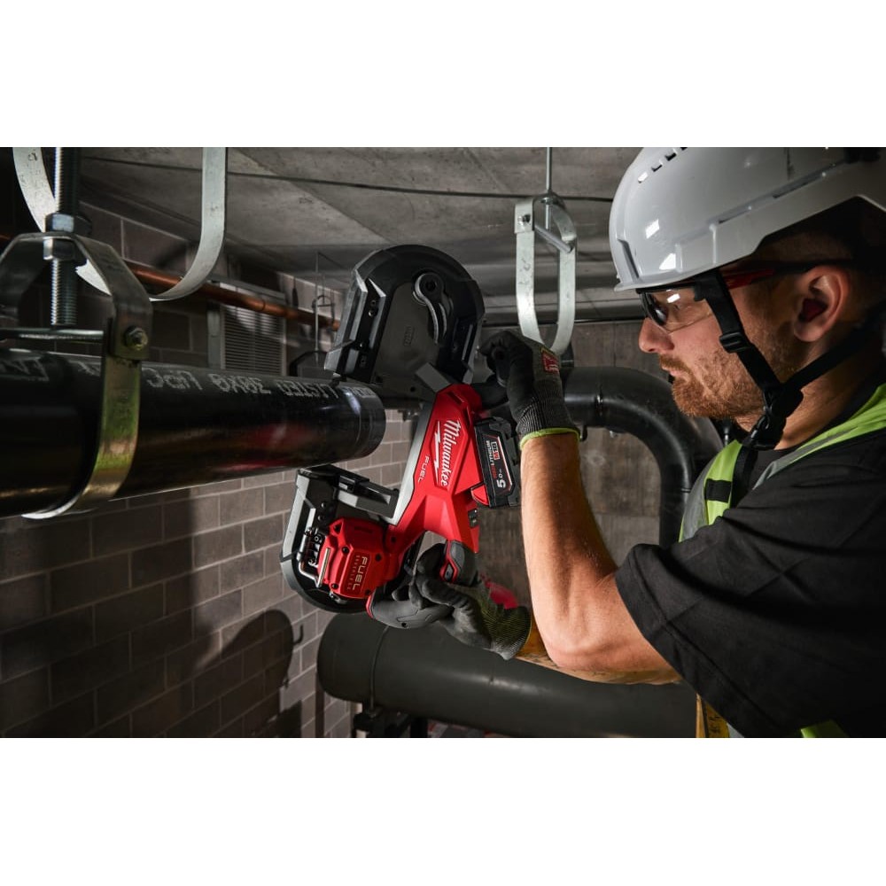 Пила стрічкова акумуляторна безщіткова MILWAUKEE M18 FBS127-502C (ЗУ+2акк.Х5Ач+ кейс)