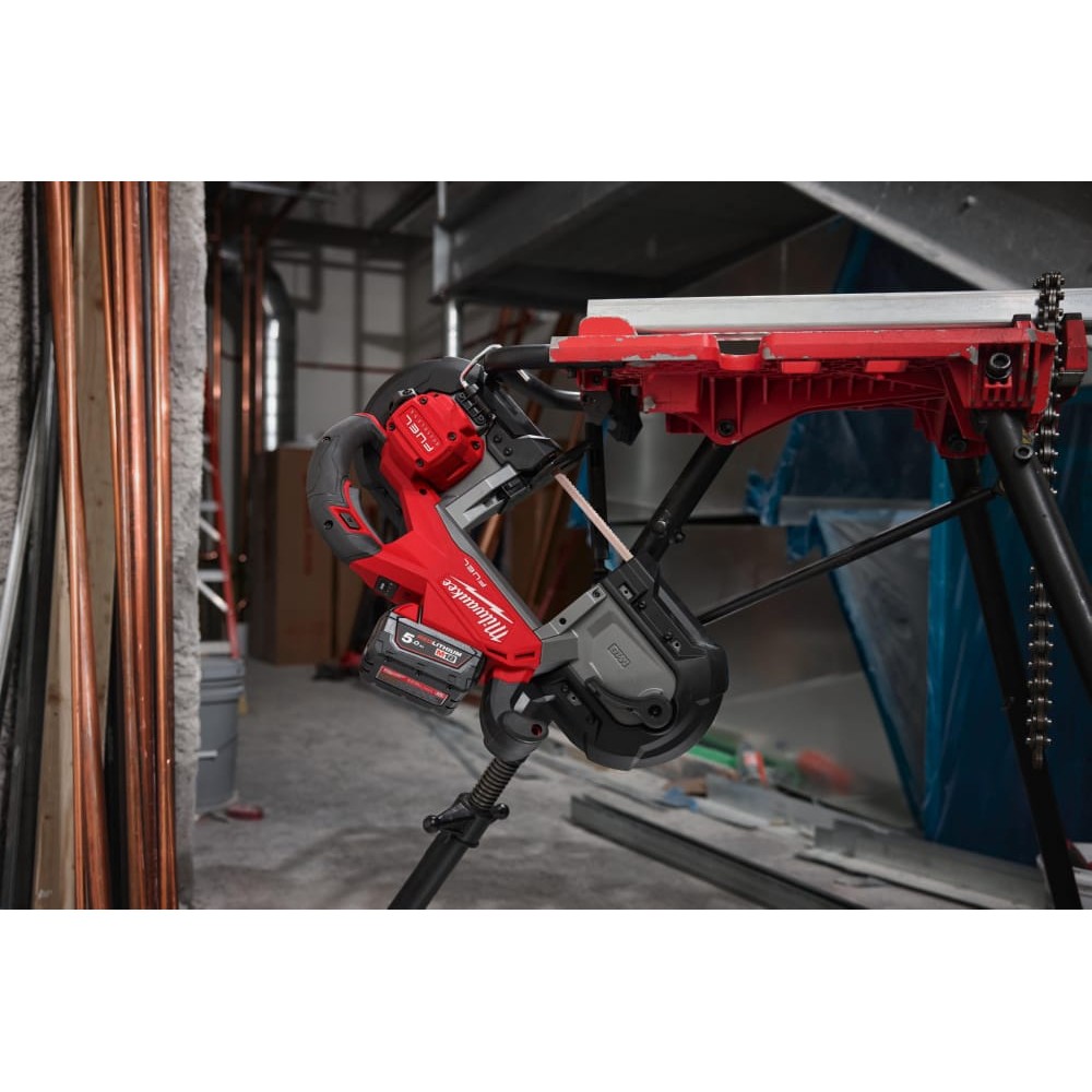 Пила стрічкова акумуляторна безщіткова MILWAUKEE M18 FBS127-502C (ЗУ+2акк.Х5Ач+ кейс)
