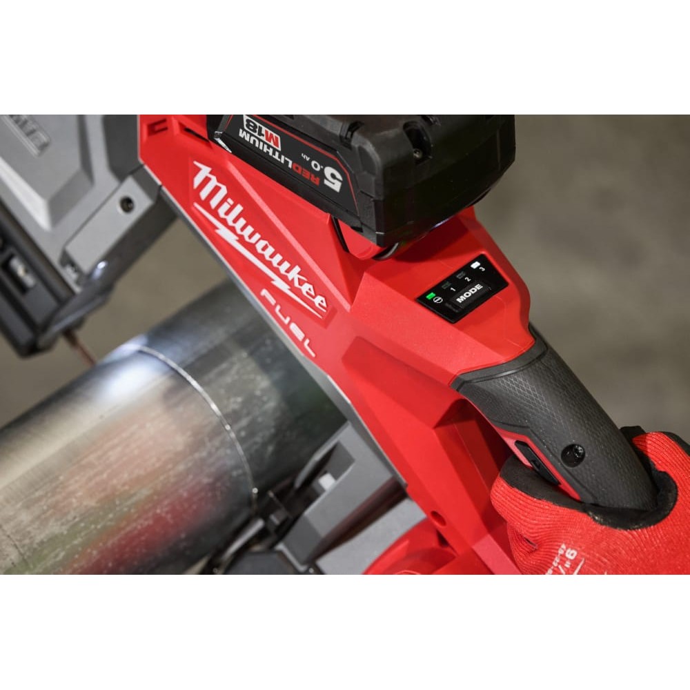 Пила стрічкова акумуляторна безщіткова MILWAUKEE M18 FBS127-502C (ЗУ+2акк.Х5Ач+ кейс)