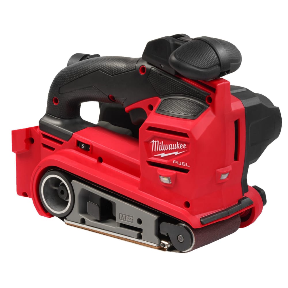 Шлифмашина ленточная аккумуляторная бесщеточная MILWAUKEE M18FBTS75-502X (ЗУ+2акк.Х5Ач+HDкейс)