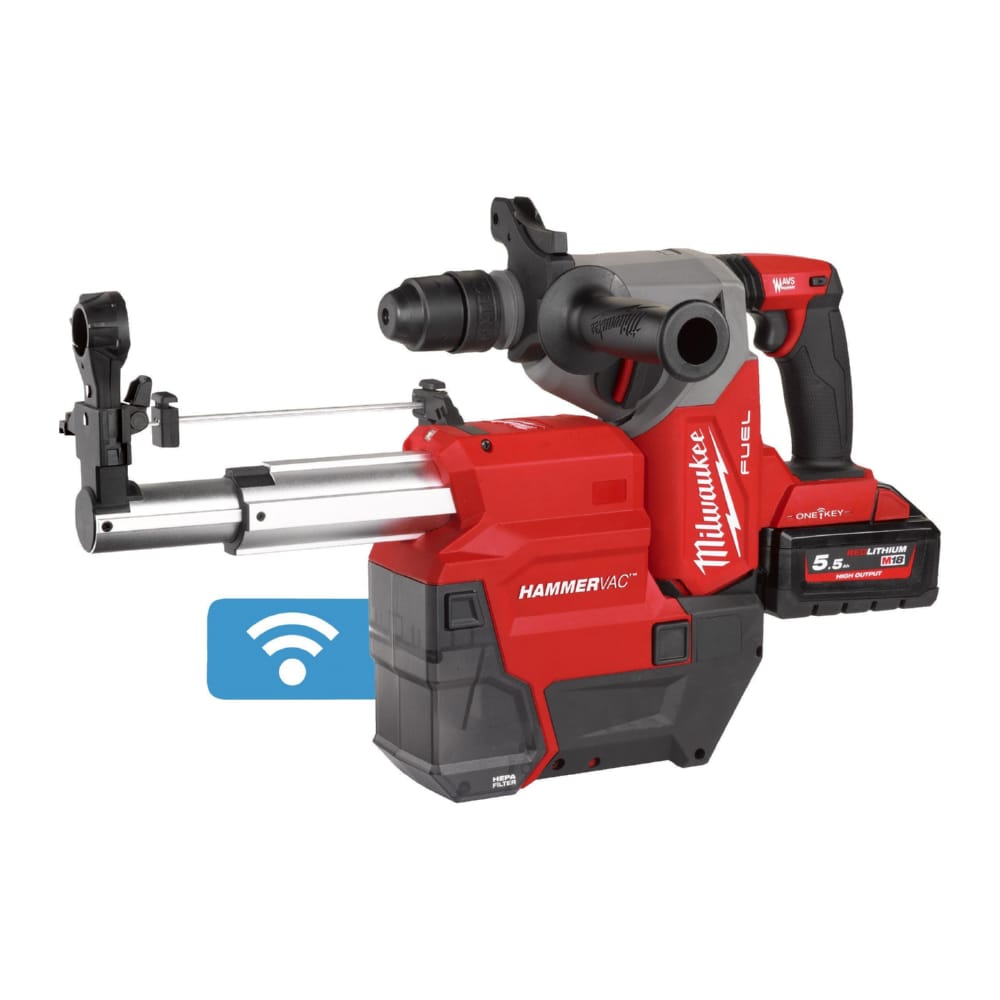 Система акумулятора для пилу видалення SDS-PLUS MILWAUKEE M18 FDDEXL-0 (для M18 FH,FHX,ONEFH,ONEFHX)