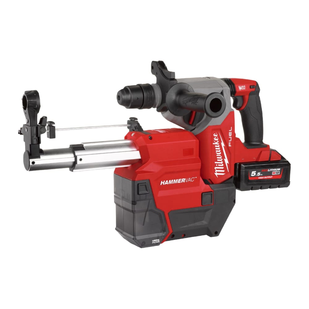 Система акумулятора для пилу видалення SDS-PLUS MILWAUKEE M18 FDDEXL-0 (для M18 FH,FHX,ONEFH,ONEFHX)