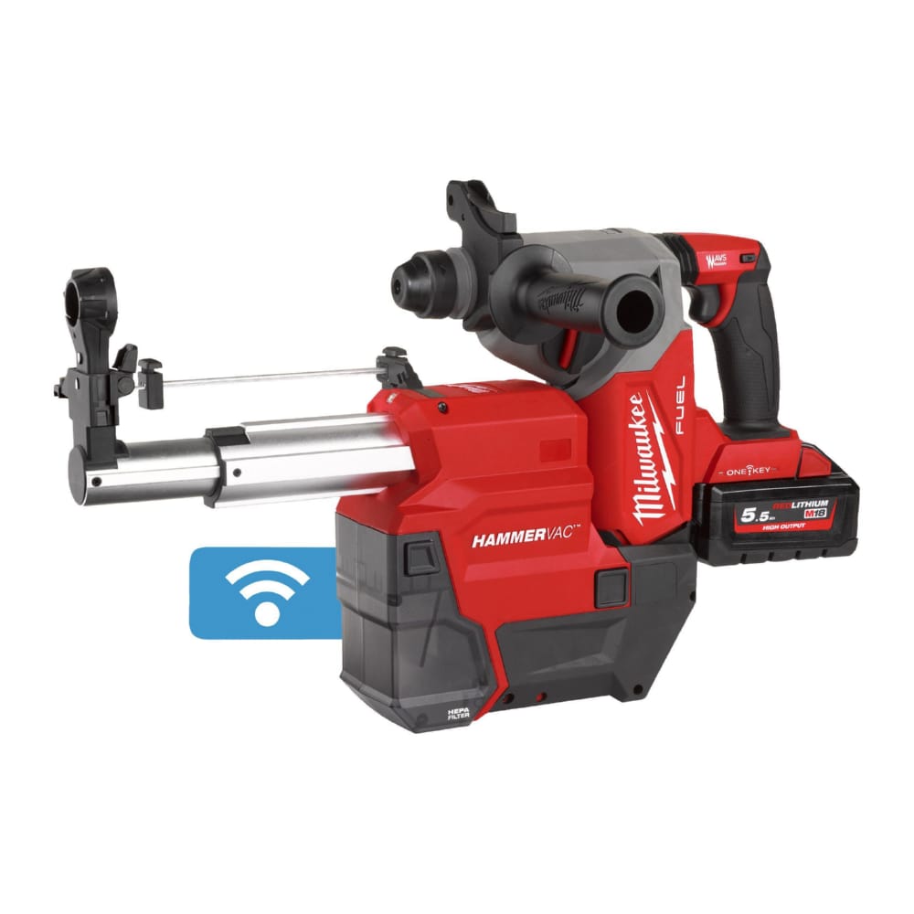 Система акумулятора для пилу видалення SDS-PLUS MILWAUKEE M18 FDDEXL-0 (для M18 FH,FHX,ONEFH,ONEFHX)