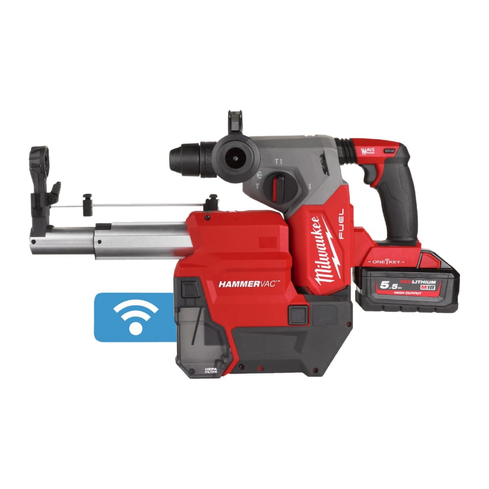 Система акумулятора для пилу видалення SDS-PLUS MILWAUKEE M18 FDDEXL-0 (для M18 FH,FHX,ONEFH,ONEFHX)