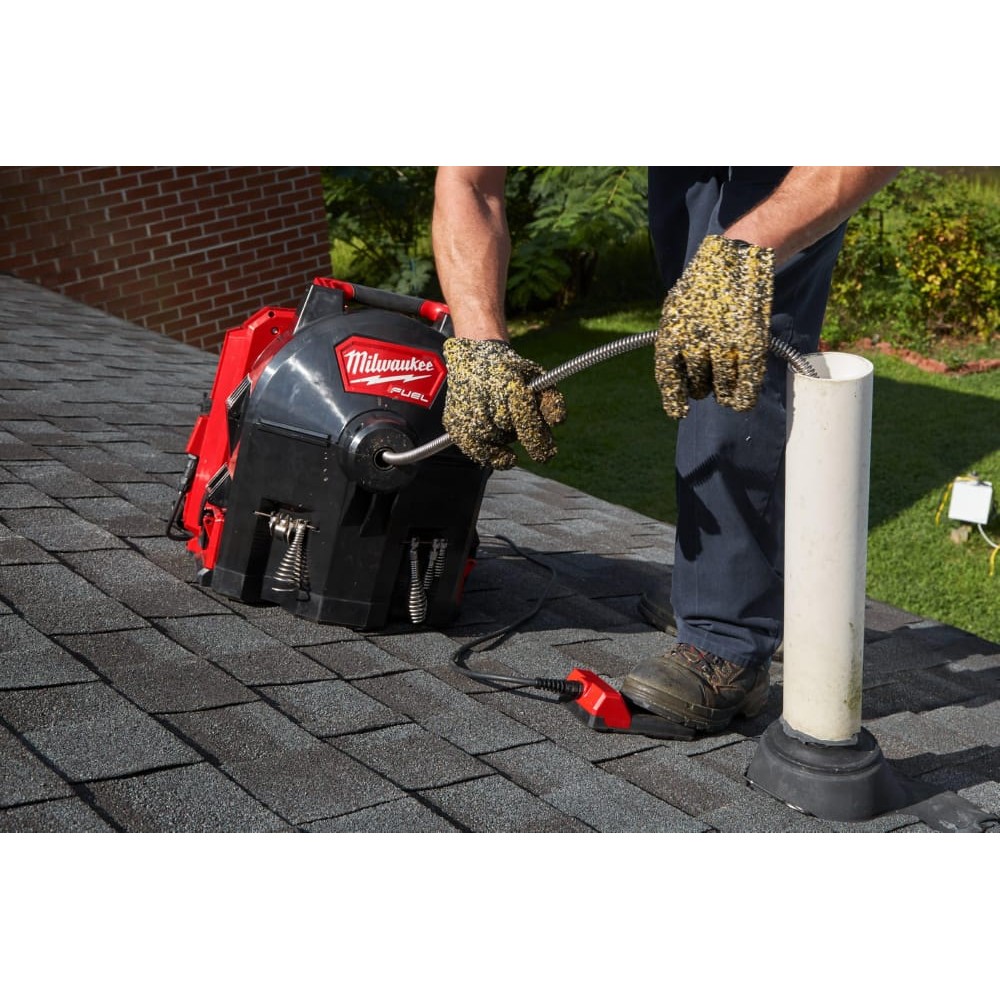 Машина прочистная аккумуляторная ранцевая MILWAUKEE M18 FFSDC10-0 трос 10мм (каркас)