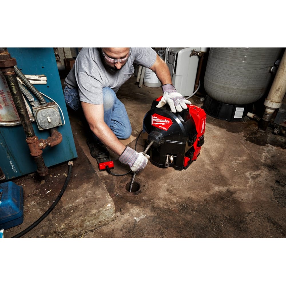 Машина прочистная аккумуляторная ранцевая MILWAUKEE M18 FFSDC10-0 трос 10мм (каркас)