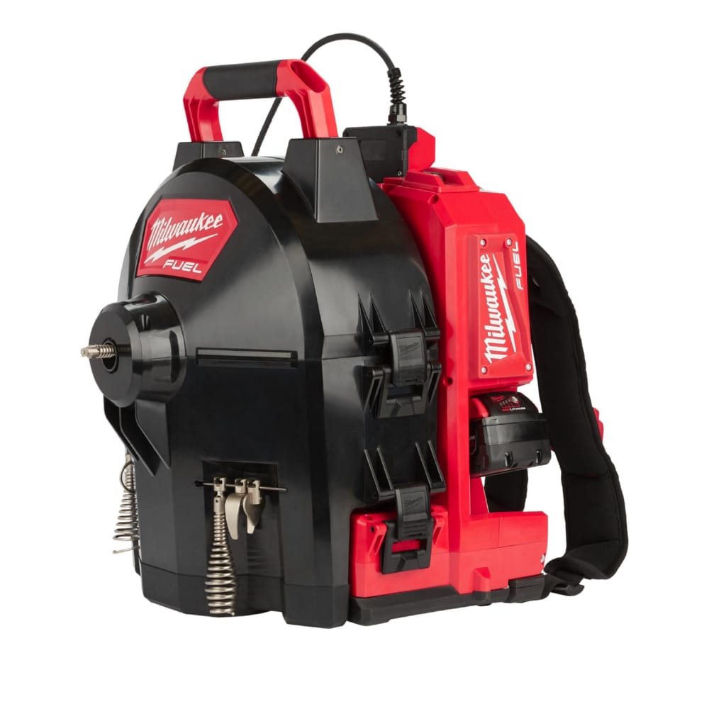 Машина прочистная аккумуляторная ранцевая MILWAUKEE M18 FFSDC10-0 трос 10мм (каркас)