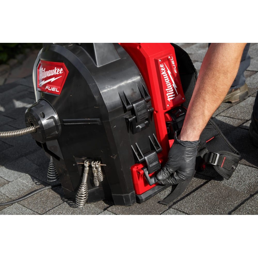 Машина прочистная аккумуляторная ранцевая MILWAUKEE M18 FFSDC13-0 трос 13мм (каркас)