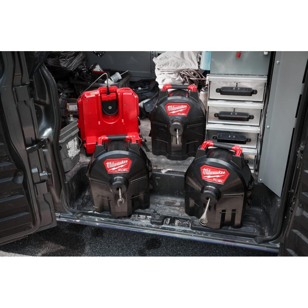 Машина прочистная аккумуляторная ранцевая MILWAUKEE M18 FFSDC16-502 трос 16мм (ЗУ+2акк.Х5Ач)