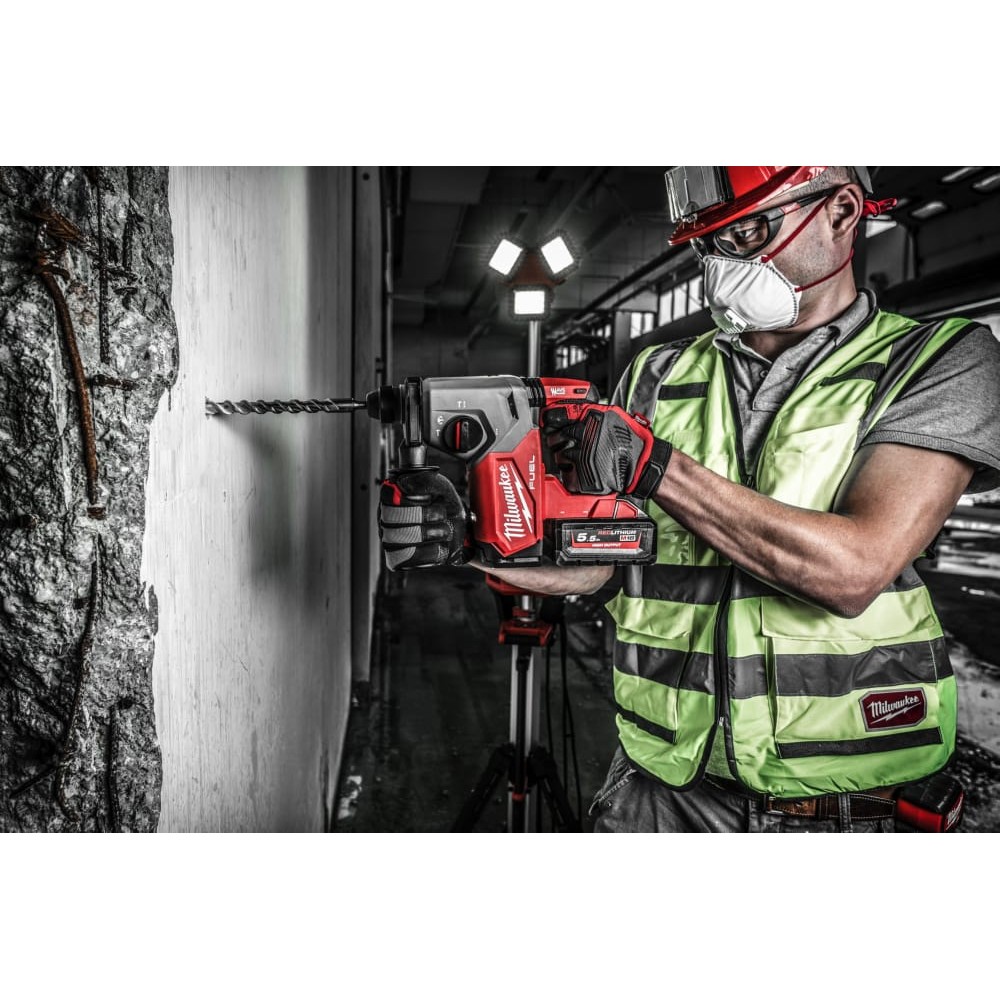 Перфоратор аккумуляторный бесщёточный SDS-PLUS MILWAUKEE M18 FH-0X (2,5Дж) (каркас+HDкейс)