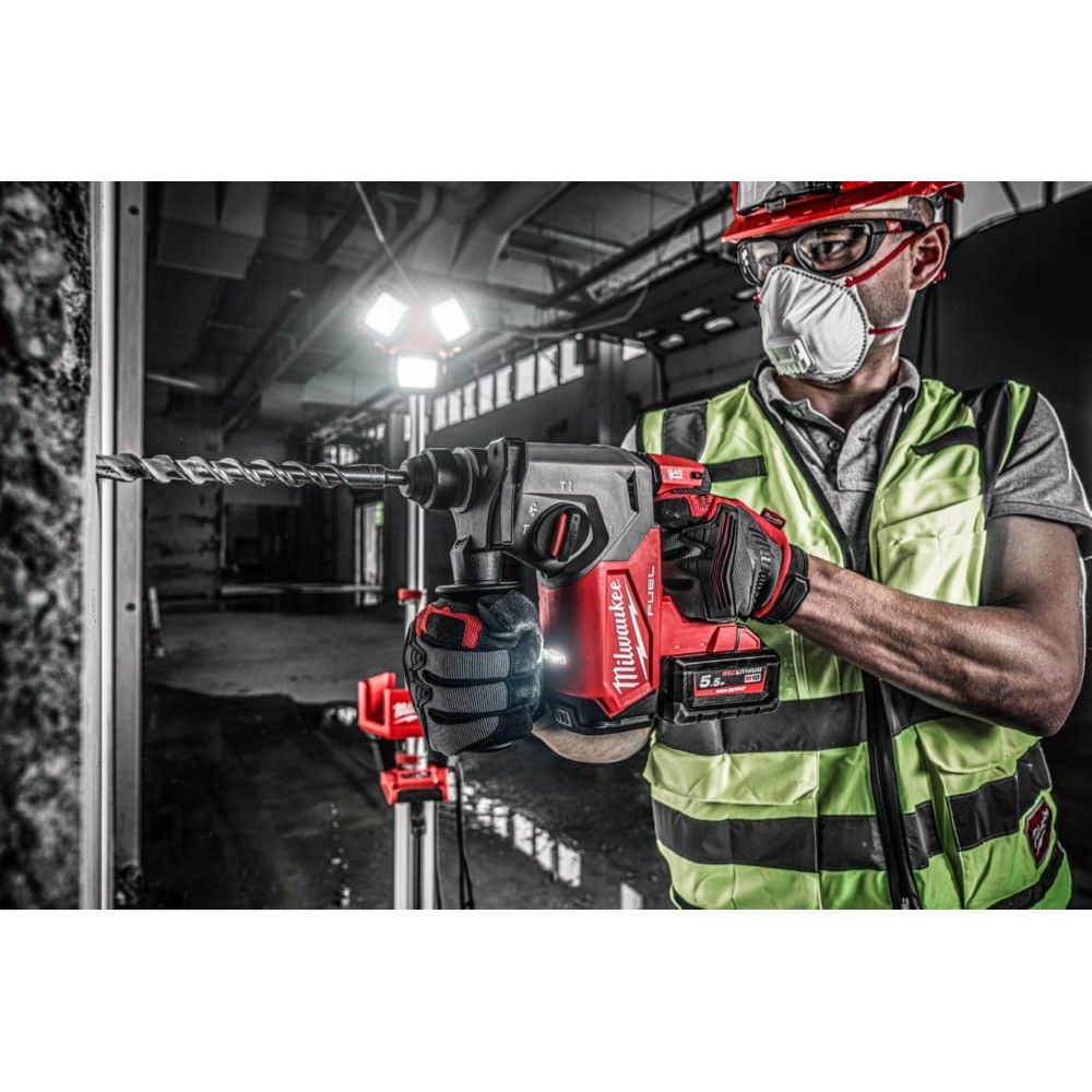 Перфоратор аккумуляторный бесщёточный SDS-PLUS MILWAUKEE M18 FH-0X (2,5Дж) (каркас+HDкейс)