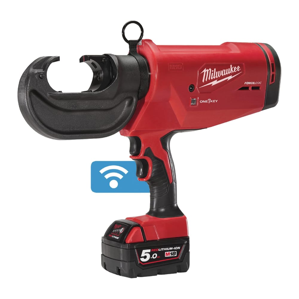 Обжимник гидравлический аккумуляторный для кабелей MILWAUKEE M18 HCCT109/42-522C (ЗУ+2акк.Х5Ач+кейс)