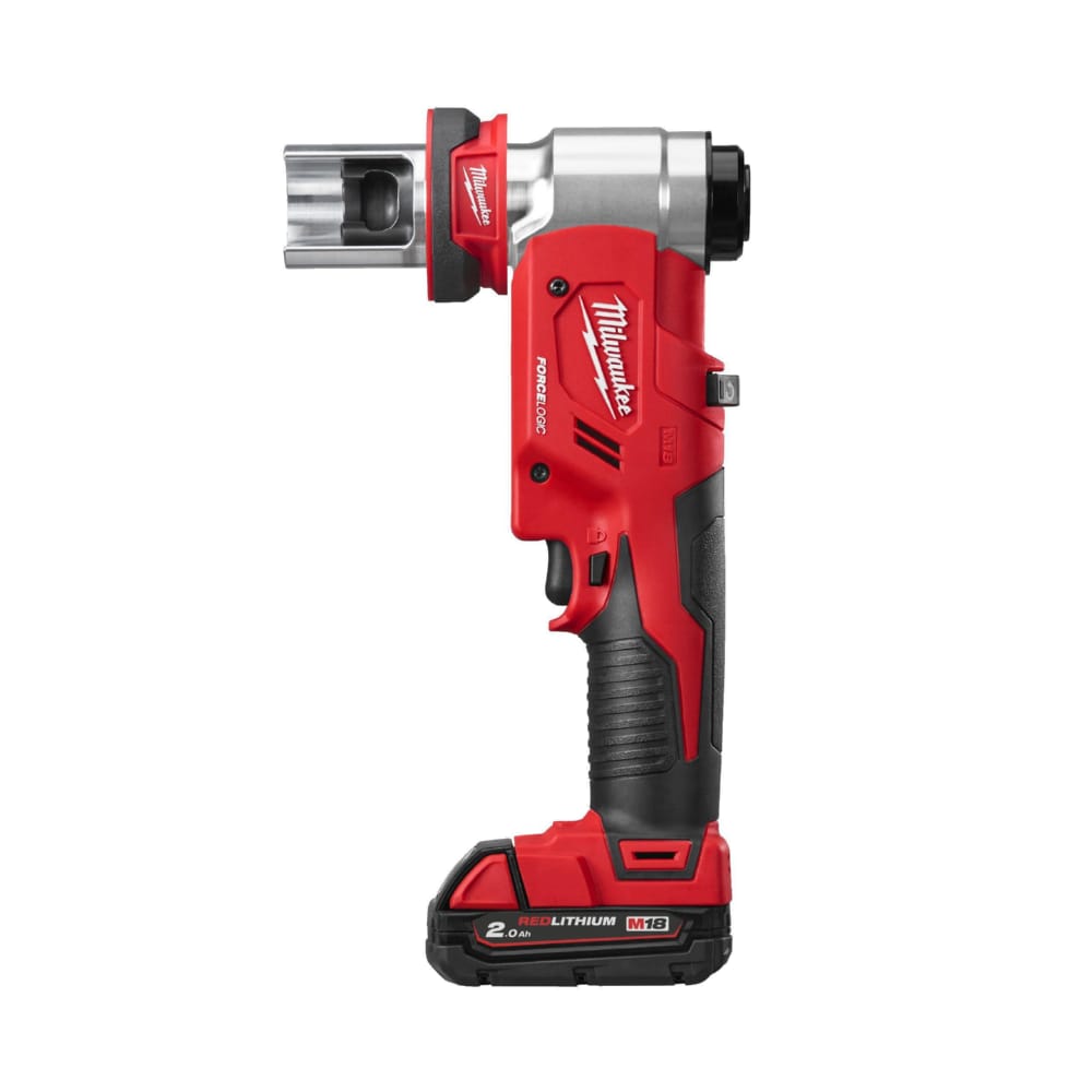 Пробойник аккумуляторный для отверстий FORCE LOGIC™ MILWAUKEE M18 HKP-201C (ЗУ+2акк.Х2Ач+кейс)