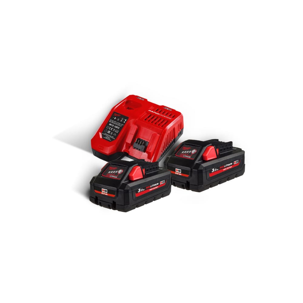 Енергокомплект MILWAUKEE M18 HNRG-302 (ЗУ M12-18FC+2акк.Х3А HВ3)+ подарунок акумулятор M12 B2