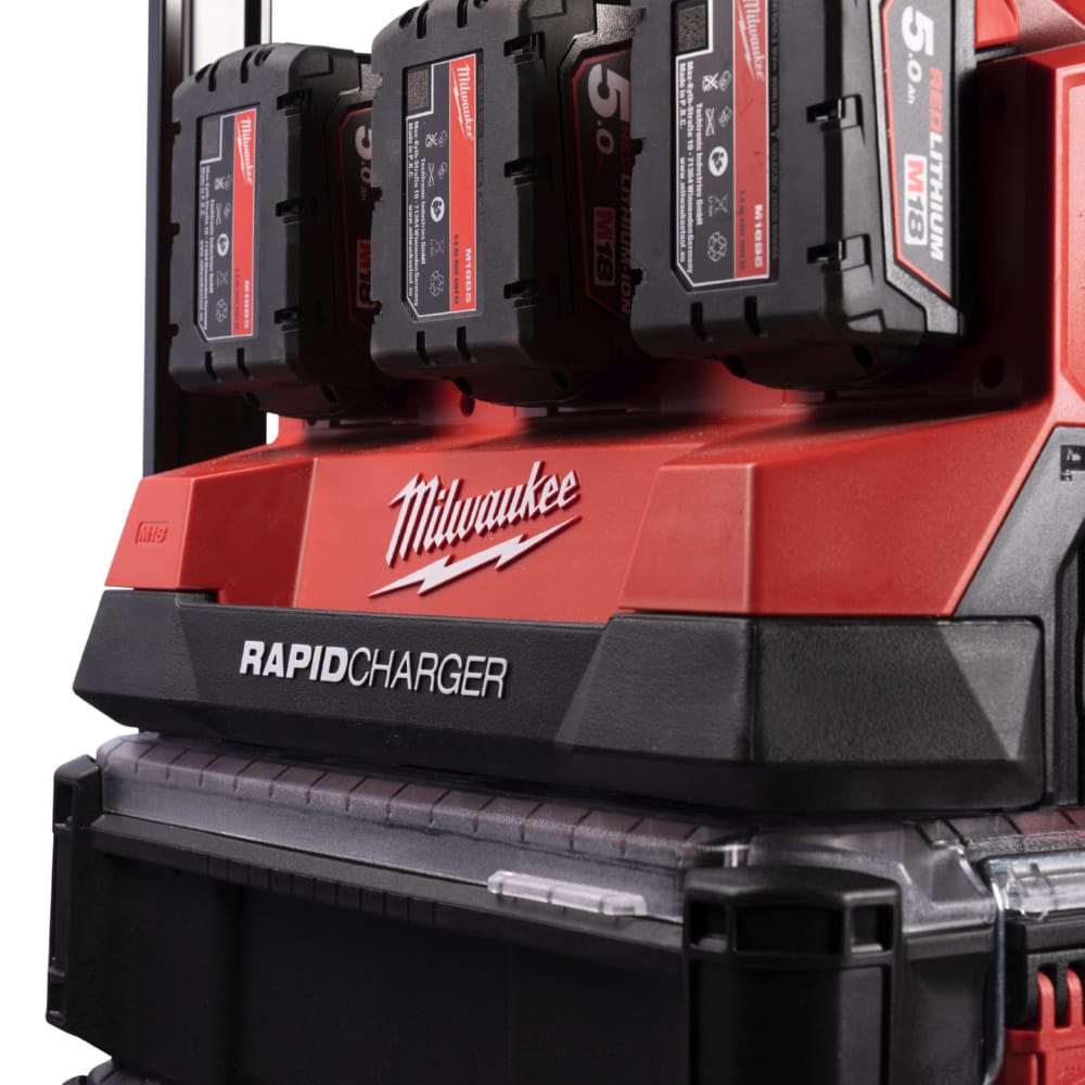 Зарядний пристрій MILWAUKEE M18 PC6 (на 6 акк.) PACKOUT, (заміна на 4932498551)
