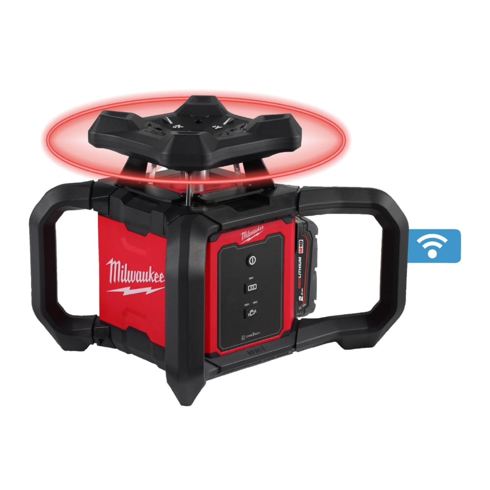 Рівень лазерний ротаційний акумуляторний MILWAUKEE M18 RLOH600-201C 600м