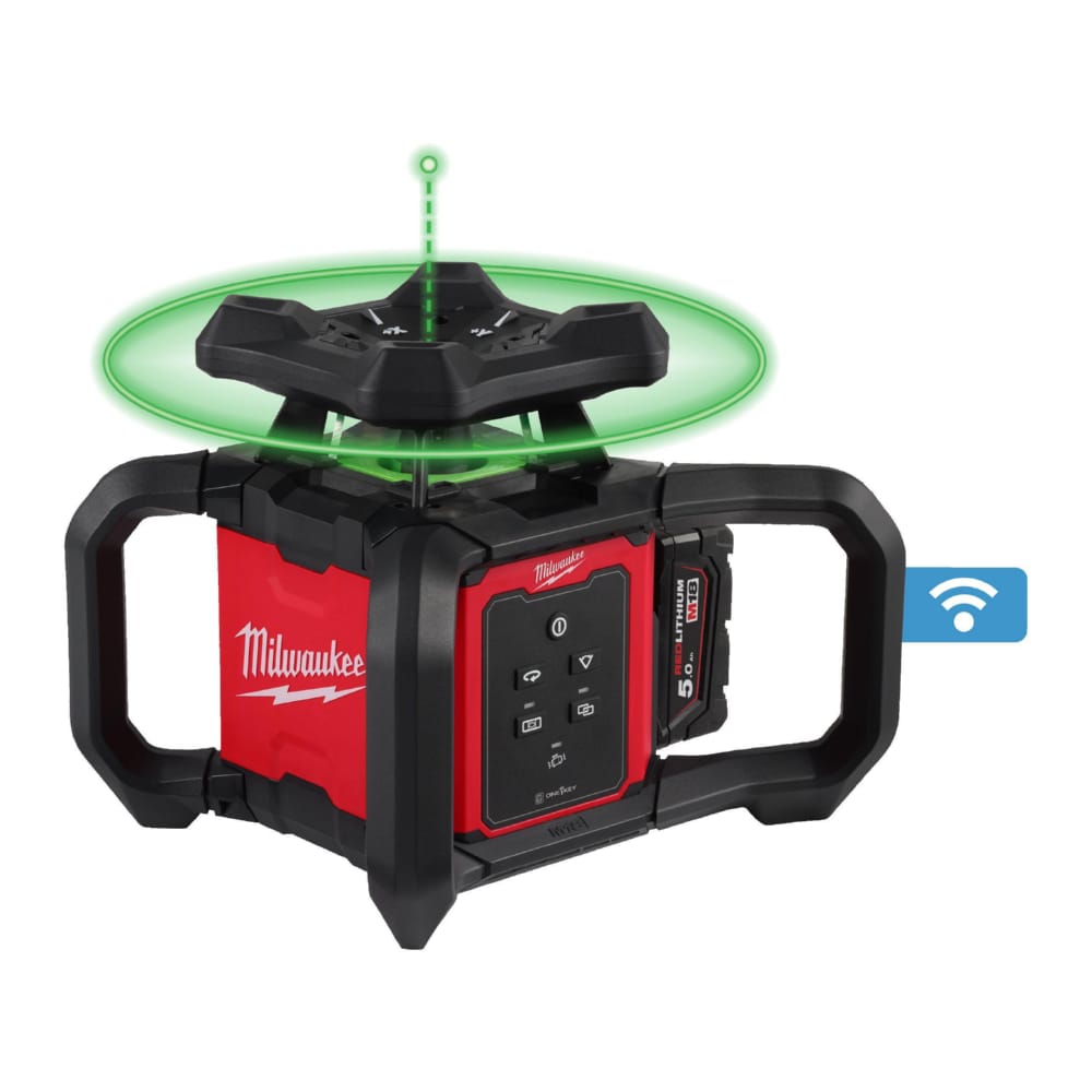 Рівень лазерний акумуляторний ротаційний MILWAUKEE M18 RLOHVG300-501C 300м