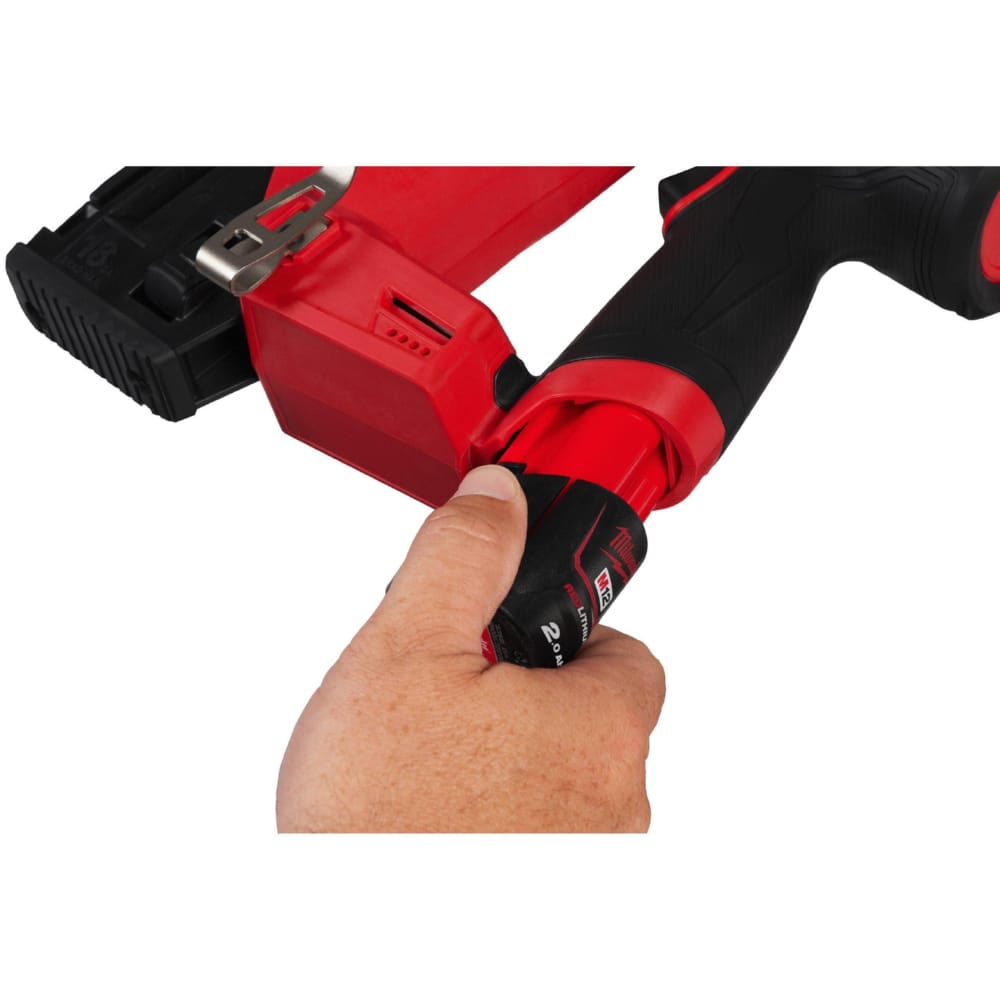Пистолет гвоздезабивной аккумуляторный бесщёточный MILWAUKEE M12 FCN18GS-202X,16-38мм(ЗУ+2Х2Ач+кейс)