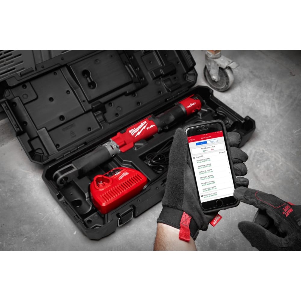 Ключ динамометричний електронний MILWAUKEE 1/2'' (16.9 - 203.4Нм) M12 ONEFTR12-201C(ЗУ+2Х2Ач+кейс)
