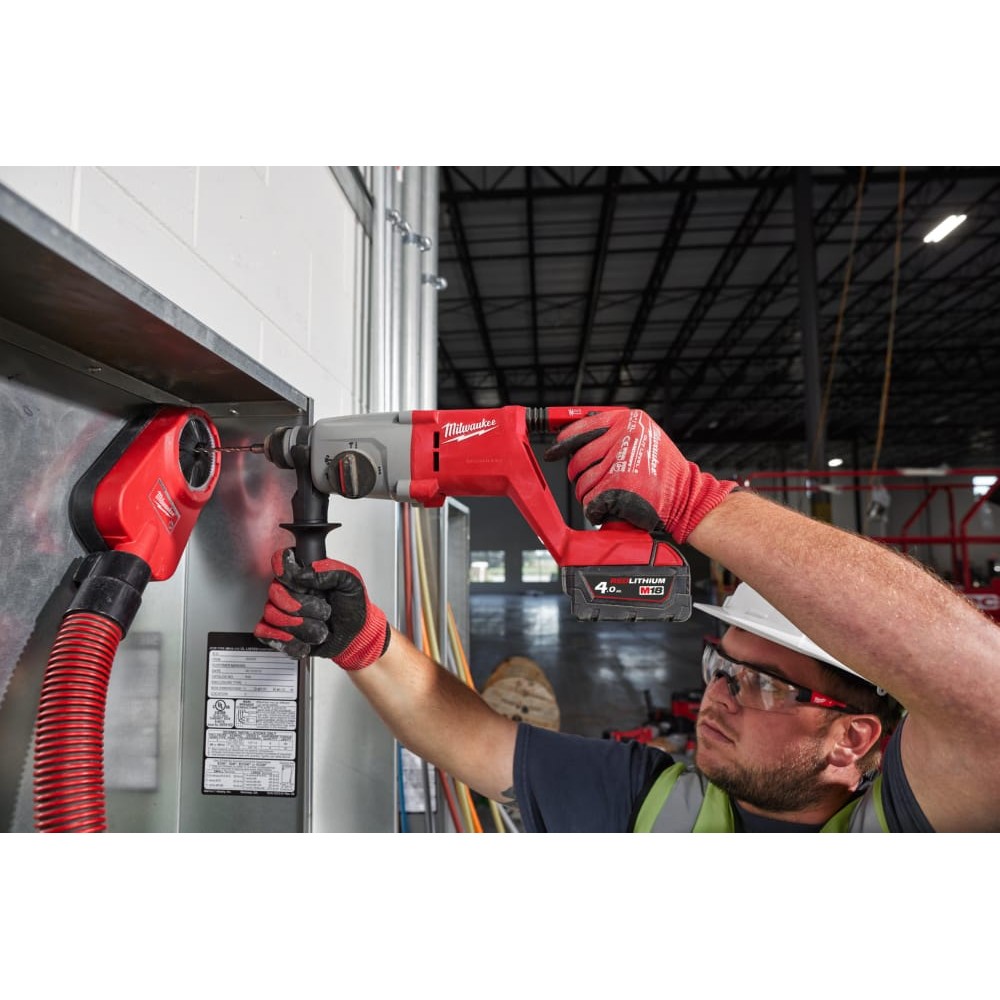Перфоратор аккумуляторный бесщёточный SDS PLUS MILWAUKEE M18 BLHACD26-402X (2,6 Дж) (ЗУ+2Х4Ач+кейс)