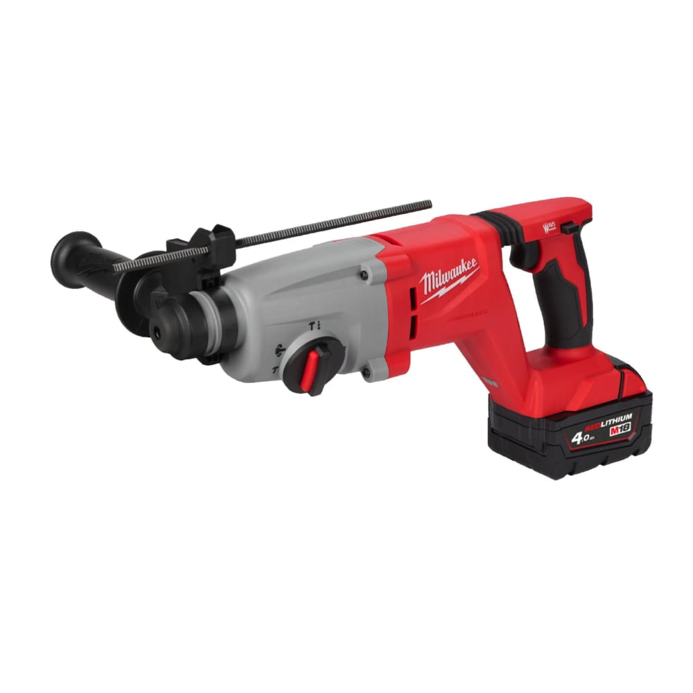 Перфоратор аккумуляторный бесщёточный SDS PLUS MILWAUKEE M18 BLHACD26-402X (2,6 Дж) (ЗУ+2Х4Ач+кейс)