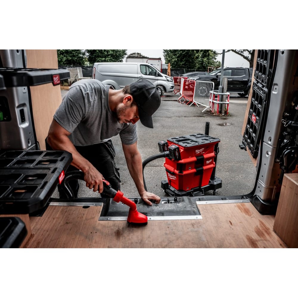 Пилосос аккумуляторный бесщеточный NEXUS™ PACKOUT MILWAUKEE M18 F2VC23LG2-0, 26л L-класс