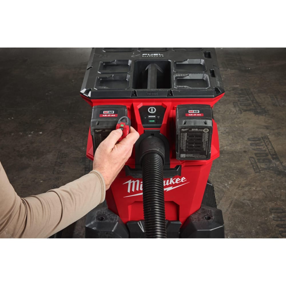 Пилосос аккумуляторный бесщеточный NEXUS™ PACKOUT MILWAUKEE M18 F2VC23LG2-0, 26л L-класс