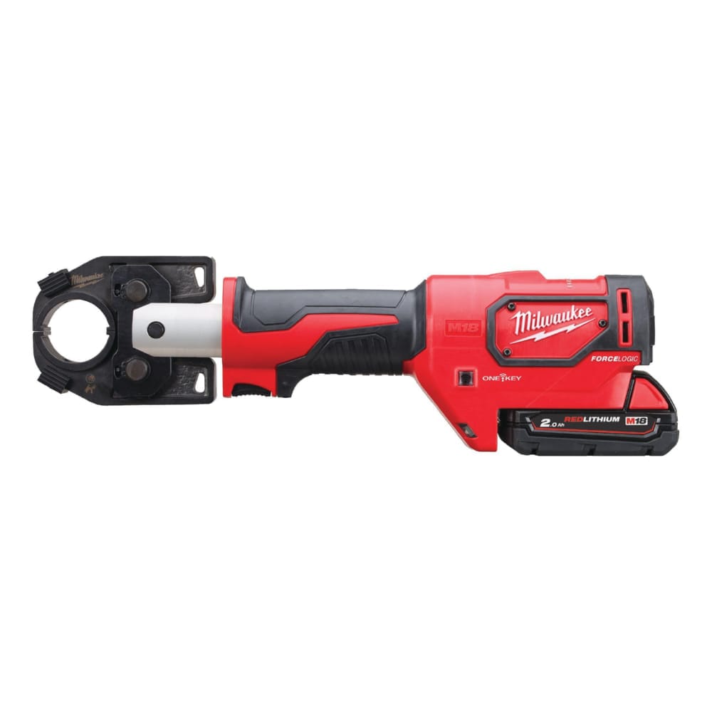Обжимник гидравлический аккумуляторный для кабелей MILWAUKEE M18 HCCT-201C 53 кН (ЗУ+1Х2Ач+кейс)