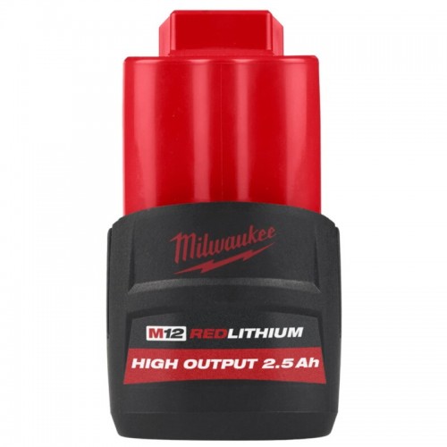 Акумулятор MILWAUKEE M12 HB2.5 (HIGH OUTPUT) 2,5 АЧ