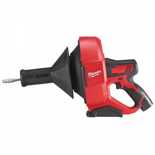 Машина прочисна акумуляторна MILWAUKEE M12 BDC8-202C трос 8м (ЗУ+2акк.Х2Ач+відро)