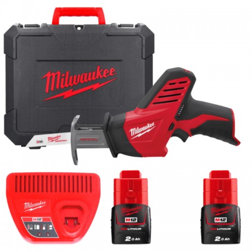 Пила шабельна акумуляторна MILWAUKEE M12 C12 HZ-202С (ЗУ+2акум.Х2Ач+кейс)