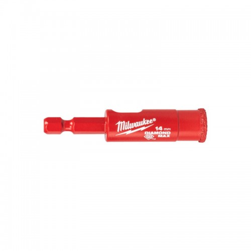 Коронка алмазна Diamond Plus MILWAUKEE, Ø14,0мм (1/4 Hex) (з водою)