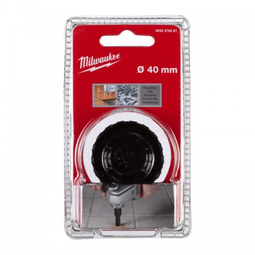 Коронка алмазна Diamond Max MILWAUKEE, Ø40мм M14 (сухе свердління)