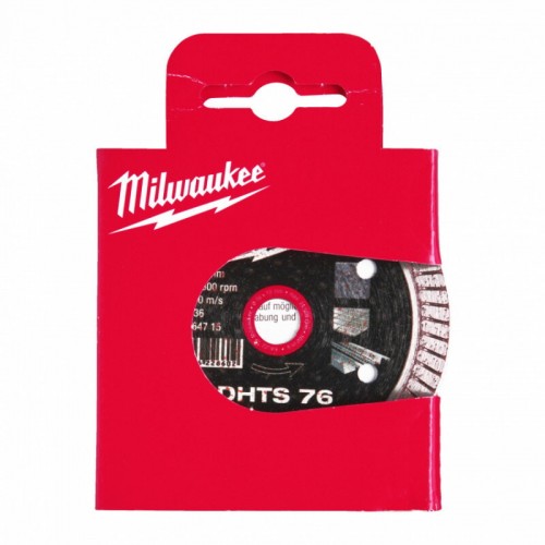 Диск алмазний MILWAUKEE DHTS 76, Ø76мм, (керамограніт, плитка)