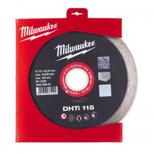 Диск алмазний MILWAUKEE DHTi 115, Ø115мм (керамічна плитка)