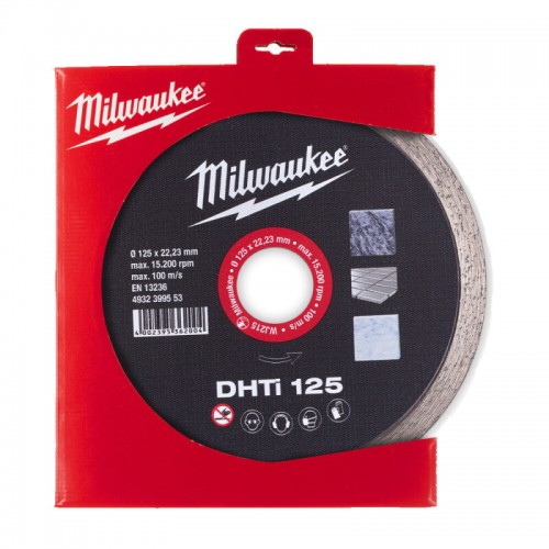 Диск алмазний MILWAUKEE DHTi 125, Ø125мм (керамічна плитка)