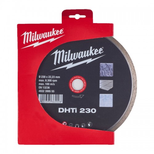 Диск алмазний MILWAUKEE DHTi 230, Ø230мм (керамічна плитка)