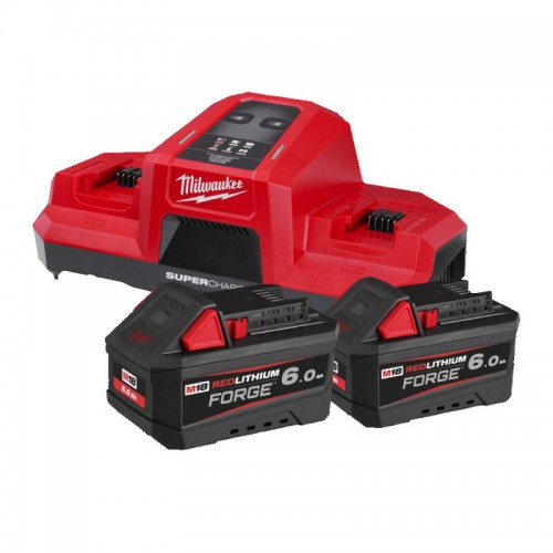 Енергокомплект MILWAUKEE M18 FORGENRG-602 DBSC (ЗУ M18 DBSC+2акк.Х6Ач FB6)