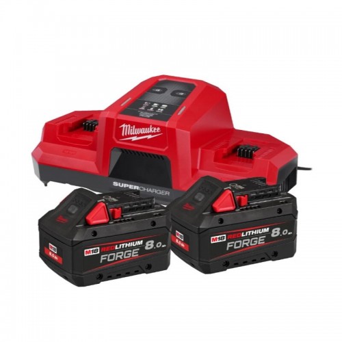 Енергокомплект MILWAUKEE M18 FORGENRG-802 DBSC (ЗУ M18 DBSC+2акк.Х8Ач FB8)