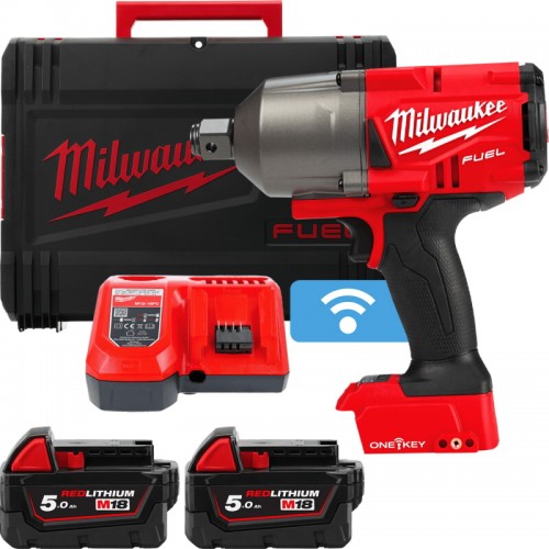 Гайковерт акумуляторний безщітковий MILWAUKEE 3/4\" (2034Нм) M18 ONEFHIWF34-502X, з кільцем