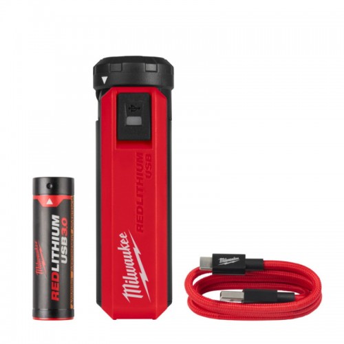 Акумулятор та зарядний пристрій (POWERBANK) 2,1А MILWAUKEE, L4 PPS-301, із зарядним пристроєм USB