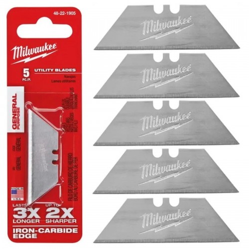 Леза змінні трапецієподібні MILWAUKEE (5шт)