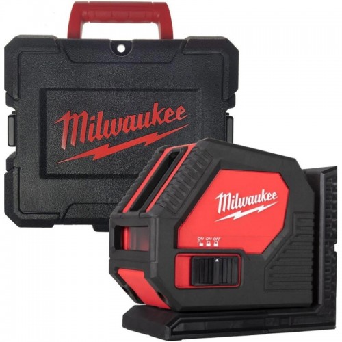 Нівелір лазерний акумуляторний на батарейках AA MILWAUKEE CLL-C (зелений промінь)
