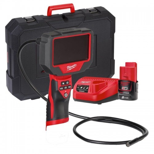 Камера акумуляторна цифрова MILWAUKEE M12 360IC12-201C (1м)(ЗУ+1акк.Х2Ач+кейс)
