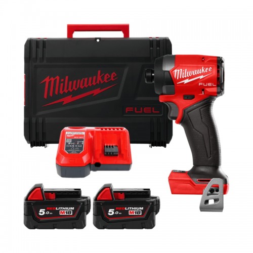 Шуруповерт ударний акумуляторний безщітковий MILWAUKEE (226 Нм) M18 FID3-502X (ЗУ+2ак.Х5Ач+HDкейс),