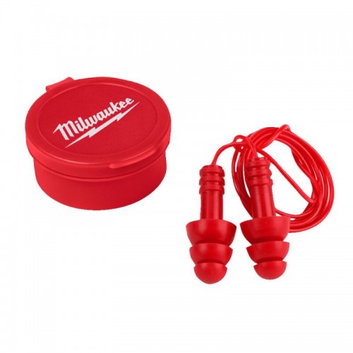 Багаторазові беруші зі шнуром - 3 шт MILWAUKEE 4932471904