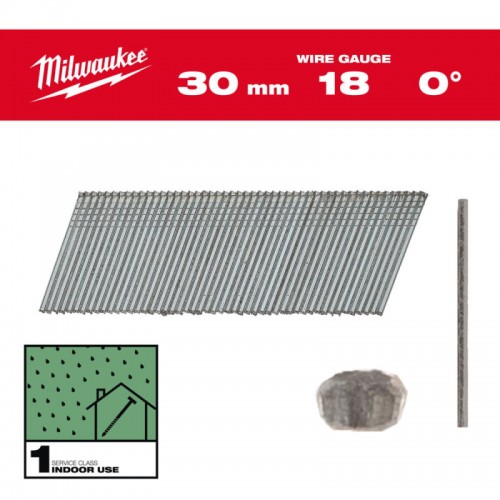 Набір цвяхів для цвяхів 18G/30мм (5000 шт) MILWAUKEE